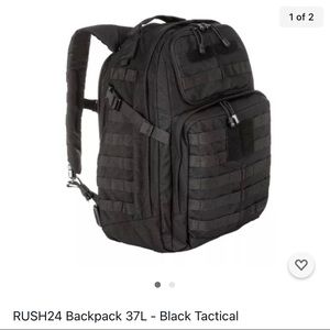 511 Tactical- Rush 24 Backpack- Black 37L
